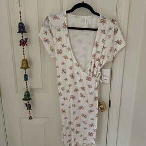 RVCA Floral Wrap Dress